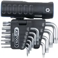 Ks Tools 920.2550 TX Haakse schroevendraaierset TB 8, TB 10, TB 15, TB 20, TB 25, TB 27, TB 30, TB 40, TB 45, TB 50 10-delig