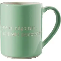 Design House Stockholm Astrid Lindgren mok - I am frecklier… groen-Zweeds