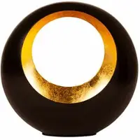 B-home-interieur.be lifestyle home collection kasson kaarshouder - zwart & goud - small