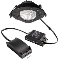 Deko-light 565405 Dione IP DTW LED-inbouwlamp Energielabel: F (A - G) LED LED vast ingebouwd 8.5 W Zwart