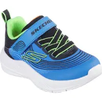 SKECHERS Kids Sneakers 'MICROSPEC ADVANCE' blauw / lichtgroen / zwart