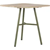 Cotoons Tuintafel Arda Aged Teak Linen 70 x 70 cm