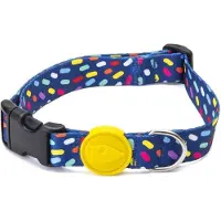Morsø halsband hond gerecycled color invaders paars 43-70x2,5 cm