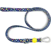 Morsø hondenriem verstelbaar gerecycled color invaders paars 65-200x2,5 cm 20-80 kg