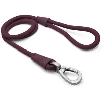 Morsø hondenriem soft rope gerecycled plum paars - 120x1 cm