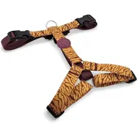 Morsø hondentuig h-tuig gerecycled jungle drum oranje 50-70x1,5 cm