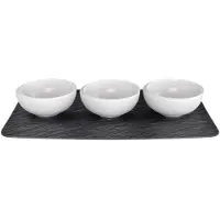 Villeroy & Boch Dipschaaltjes Set NewMoon Wit (4-Delig)