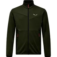 Salewa - Puez Cammino PL Jacket - Fleecevest 54, zwart/olijfgroen