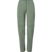 Vaude - Women's Farley Stretch Zip Off T-Zip Pants II - Trekkingbroek 42 - Regular, groen/olijfgroen