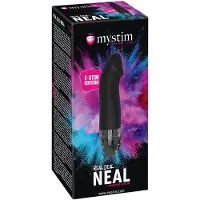 Mystim - elektro vibrator - oplaadbaar, e-stim functie - zwart