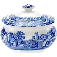 Spode Blue Italian suikerpot met deksel 25 cl