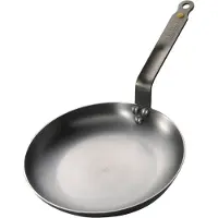 De Buyer Mineral B Element 5611.24 omeletpan, diameter maximaal 24 cm, gietijzer/gegoten aluminium, geschikt voor inductiekookplaten