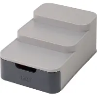 Joseph Joseph keukenkast organizer met lade donker - cupboardstore - Grijs - Sorteervakken | Uitschuifbaar