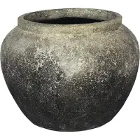 Muubs Story Decoratieve Pot 30 Cm - Bloempotten Terracotta Grey - 1120000325
