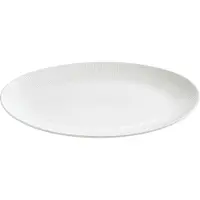 Aida Relief Schaal Ovaal 40x31 Cm - Overige borden & schotels Porselein White - 35115