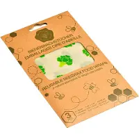 Bee's Wax Huishoudfolie Groente Wraps Geel Groen (3-Delig)
