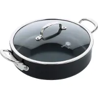 Greenpan Barcelona pro hapjespan met glasdeksel, 30cm