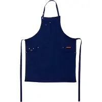 Dutchdeluxes Schort 5 Pocket Apron Dark Blue-69 x 85 cm