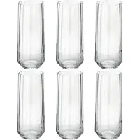 Georg Jensen Bernadotte Longdrinkglas 45 Cl Pak Van 6 - Highball-glazen & longdrinkglazen Kristalglas Clear - 10019695