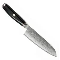 Yaxell Super Gou Ypsilon Santoku mes 16,5 cm - 193 Lagen Damaststaal - SG2 Staal - 63 HRC - Canvas-Micarta Heft - Japan