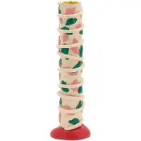 Villa Collection Styles kandelaar vlekken 21 cm Pink-green