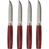Morakniv Classic Steak Knife 4-pack Rood