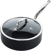 Greenpan Hapjespan Barcelona Pro Met Keramische Antikleeflaag Met Deksel 24 cm