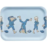 Muurla Emil Dienblad 20x27 Cm Blauw - Dienbladen Berken Fineer Blue - 2450-2720-01
