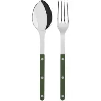 Sabre Paris Bistrot solid serveerbestek 2-delig Green