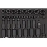 Sonic Doppenset 3/4", kracht 33-dlg. SFS