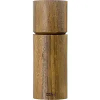 AdHoc Peper- en zoutmolen Acacia Bruin RVS 14 cm