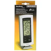 Technoline Weerstation - Inclusief buitensensor - Radiogestuurde Wekker - Binnen en buiten temperatuurweergave - Alarmfunctie - Technoline WS 9140-IT