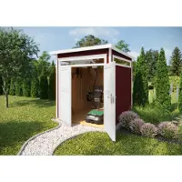 Weka Tuinhuis 265 - Rood - 235x239cm