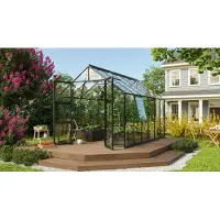 Vitavia Tuinkas Olymp 9900 - Veiligheidsglas 3mm - Smaragd - 257x387x254 Cm