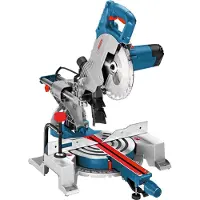 Bosch Professional GCM 80 SJ Afkortzaag 1400W - Inclusief 2x Cirkelzaagblad Optiline 216x30 - Klem