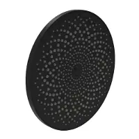 Schutte CAPRI Hoofddouche - Douchekop rond - ø 26 cm - Mat Zwart