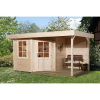 Weka Tuinhuis Met Overkapping 213+ Type A Gr2 298x456cm