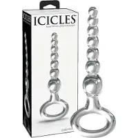 Pipedream - Glazen Anal Beads met Handvat Vast Model - Transparant