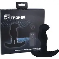 Nexus G-stroker - prostaat vibrator met afstandsbediening - zwart