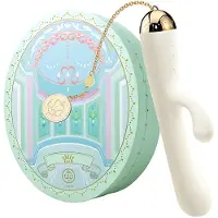 Zalo Ichigo Rabbit - App-gestuurde luxe vibrator (wit)