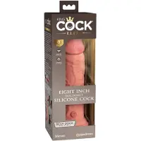 King Cock Elite 8 - realistische dildo met zuignap - 20cm - huidskleur