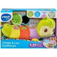 Vtech ontdek en leer knuffel rups speelgoed - Meerkleurig, 32 cm