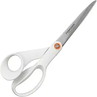 Fiskars Schaar - Rechtshandige Papierschaar - Stofschaar 21 cm - Textielschaar Wit
