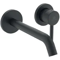 Ideal standard CeraLine - Inbouw wastafelkraan, 2-gats, zwart A6938XG