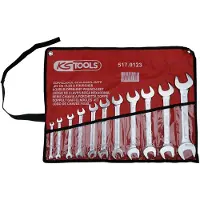 Ks Tools 517.0123 517.0123 Dubbele steeksleutelset Sleutelbreedte (metrisch) 6 - 32 mm