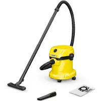 Kärcher WD 2 PLUS, 15 liter, nat- en droogzuiger, 1000 W, met stofzak