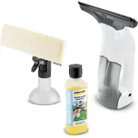 Kärcher Window Vac WV 1 Plus D500 ruitenreiniger - Incl. 500 ml ruitenreinigerconcentraat - Accu 25 min - Sproeiflacon met microvezeldoek
