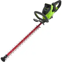 Greenworks GD40HT66 40 V Accu heggenschaar zonder batterij | groen/zwart