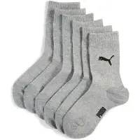 Puma sokken - grijs (set van 6) Jongens/Meisjes Katoen Logo - maat 35/38
