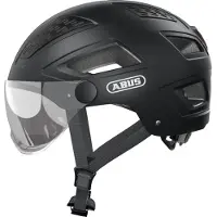 ABUS Hyban 2.0 Ace Velvet Black Helm met Helder Vizier || Maat: L (56-61 cm)